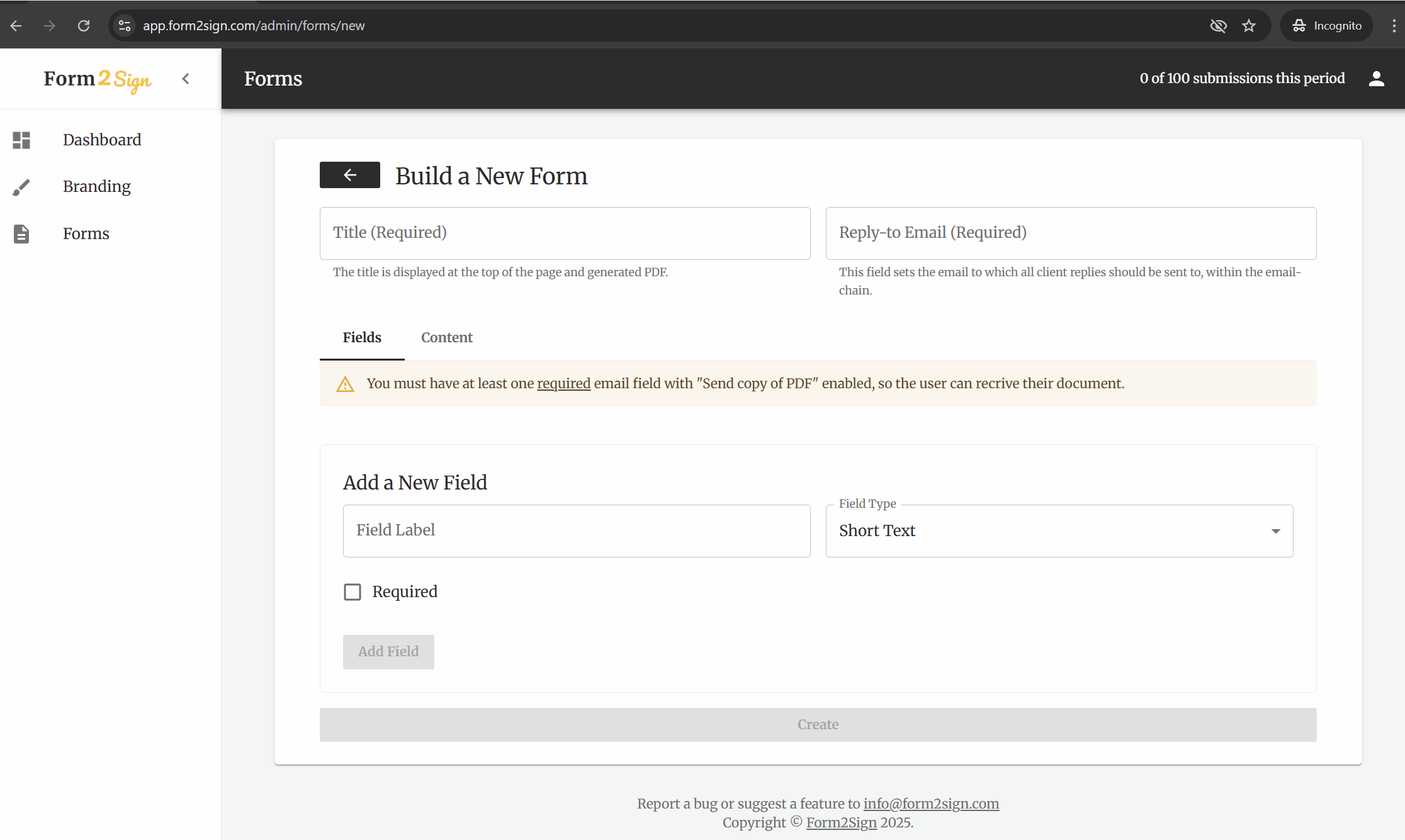 online form builder with e-signature - create online contract for pdf