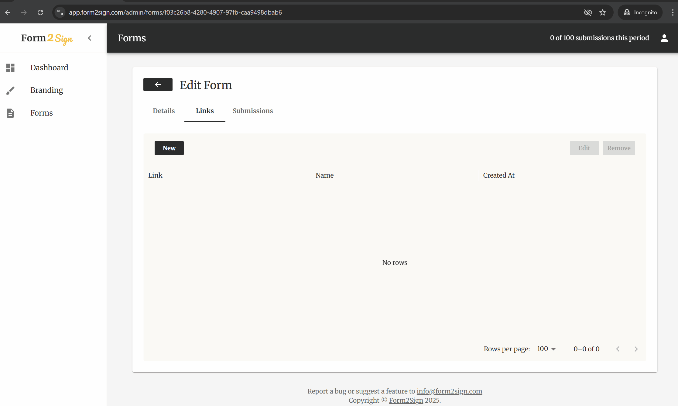 send contracts, waivers and forms online by shareable link